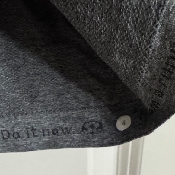 lululemon athletica Charcoal Short Sleeve Tee - Picture 2 of 3